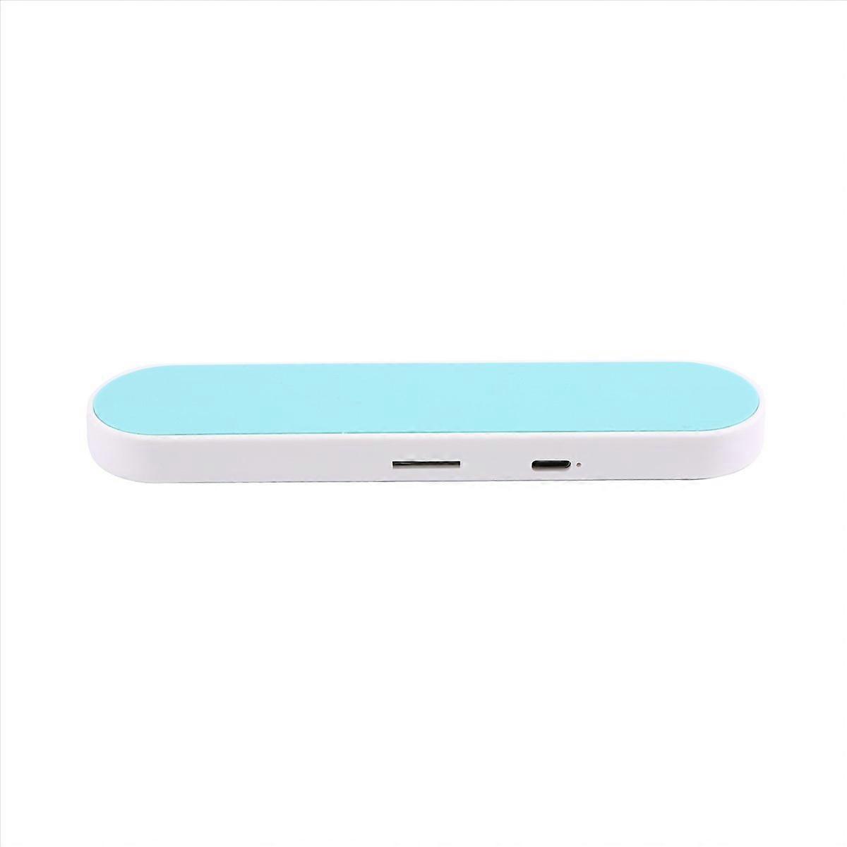 Bone Conduction Music Box Portable Wireless Bluetooth Speaker -Blue