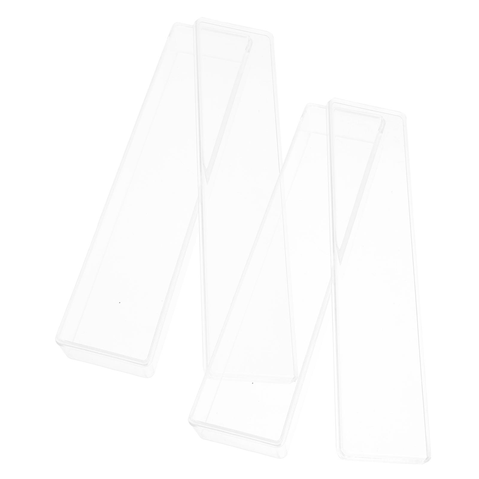 Transparent Acrylic Harmonica Storage Box for Harmonica 2Pcs Protective Case