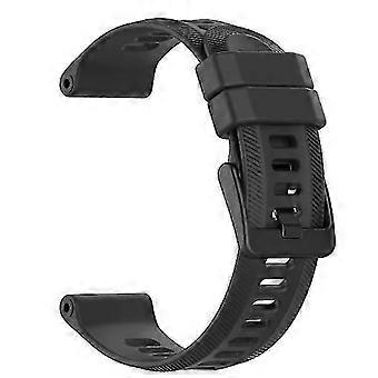 Watch Strap Silicone Black 22 Mm Garmin Forerunner 955/945/935/g Black 22 Mm -NBB