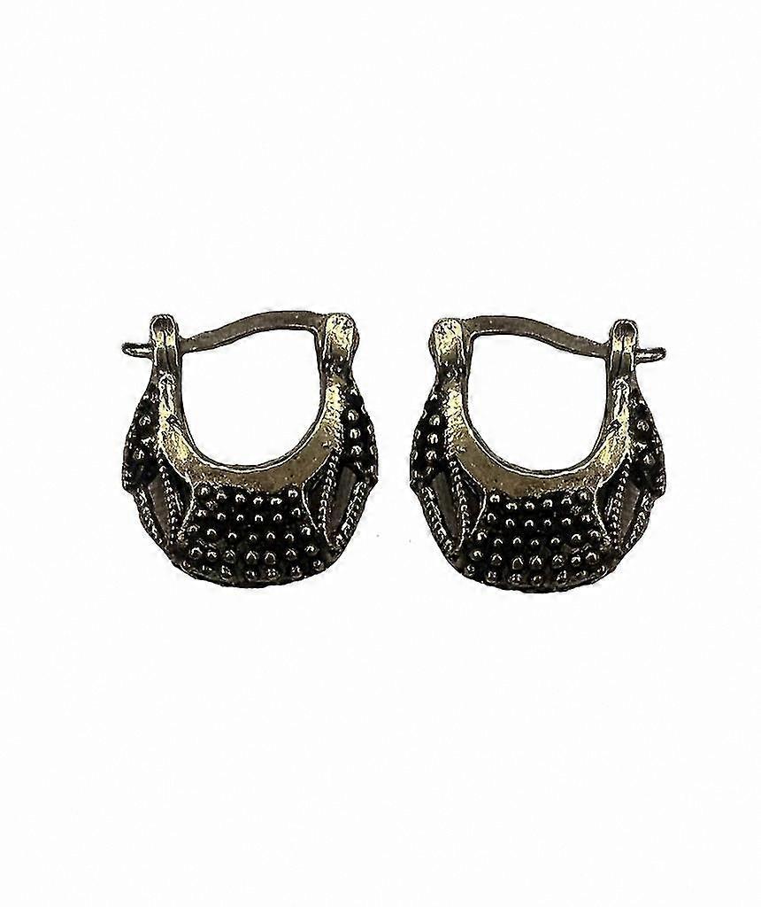 Small Polka Dot Hoop Earrings