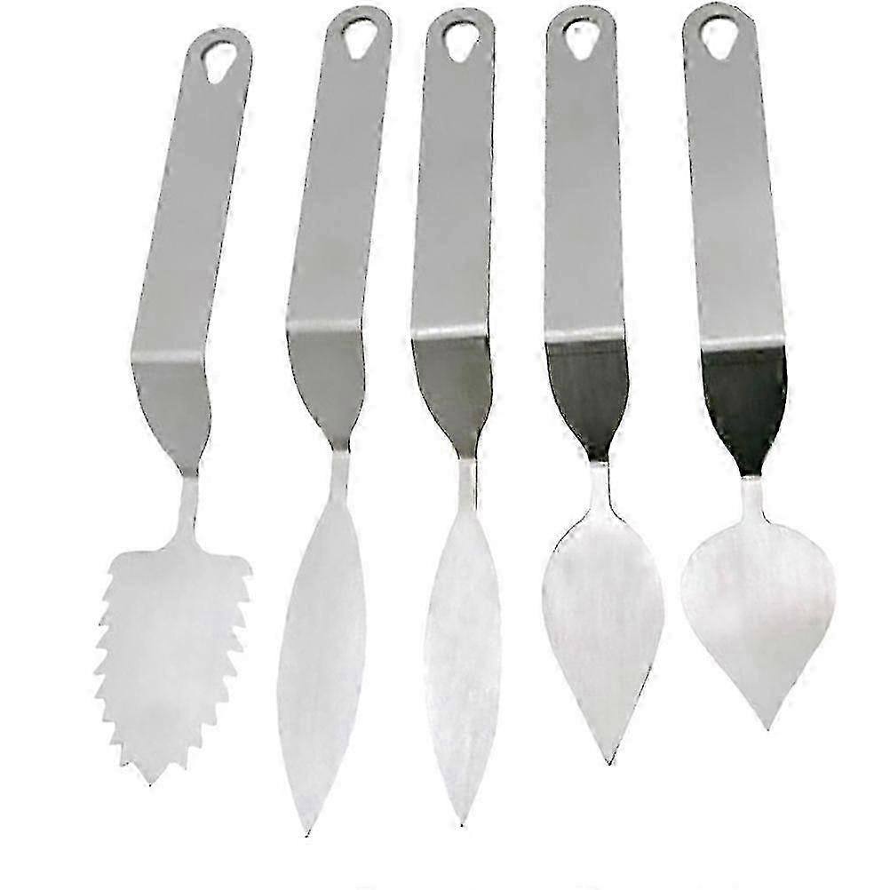 Leaf & Feather Chocolate Mold Cutter Set 5pcs for Baking Tools