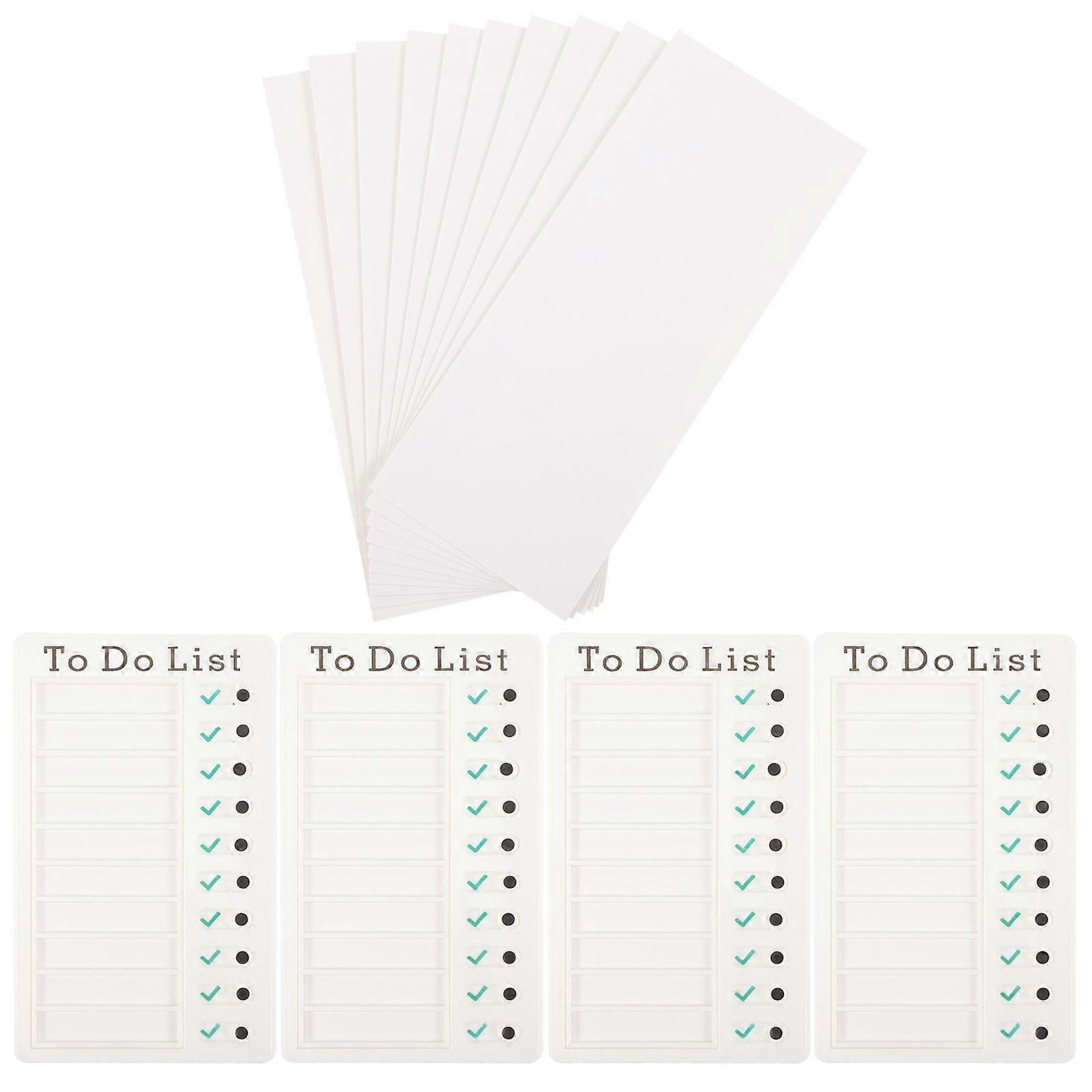 Daily Planner Notepad for Planning Chore Chart 1Set Plastic Material
