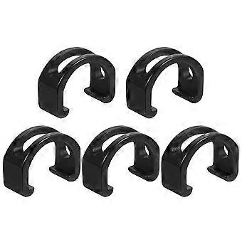 Fascette stringitubo per bicicletta, fibbia a C per accessori bici, 5 pezzi, resistenti e flessibili