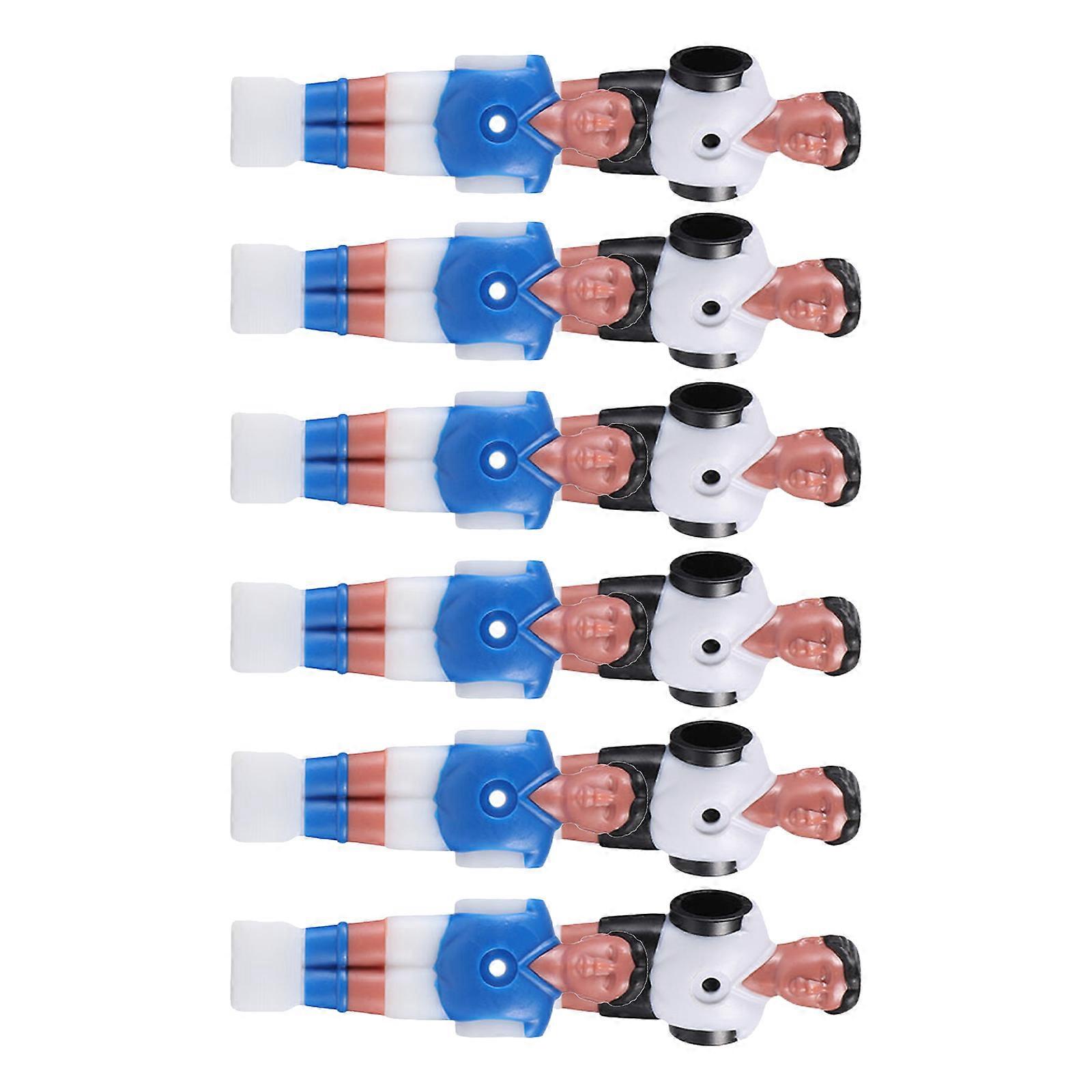 Foosball Game Simulation Soccer Player for Replacement 24Pcs Assorted Color