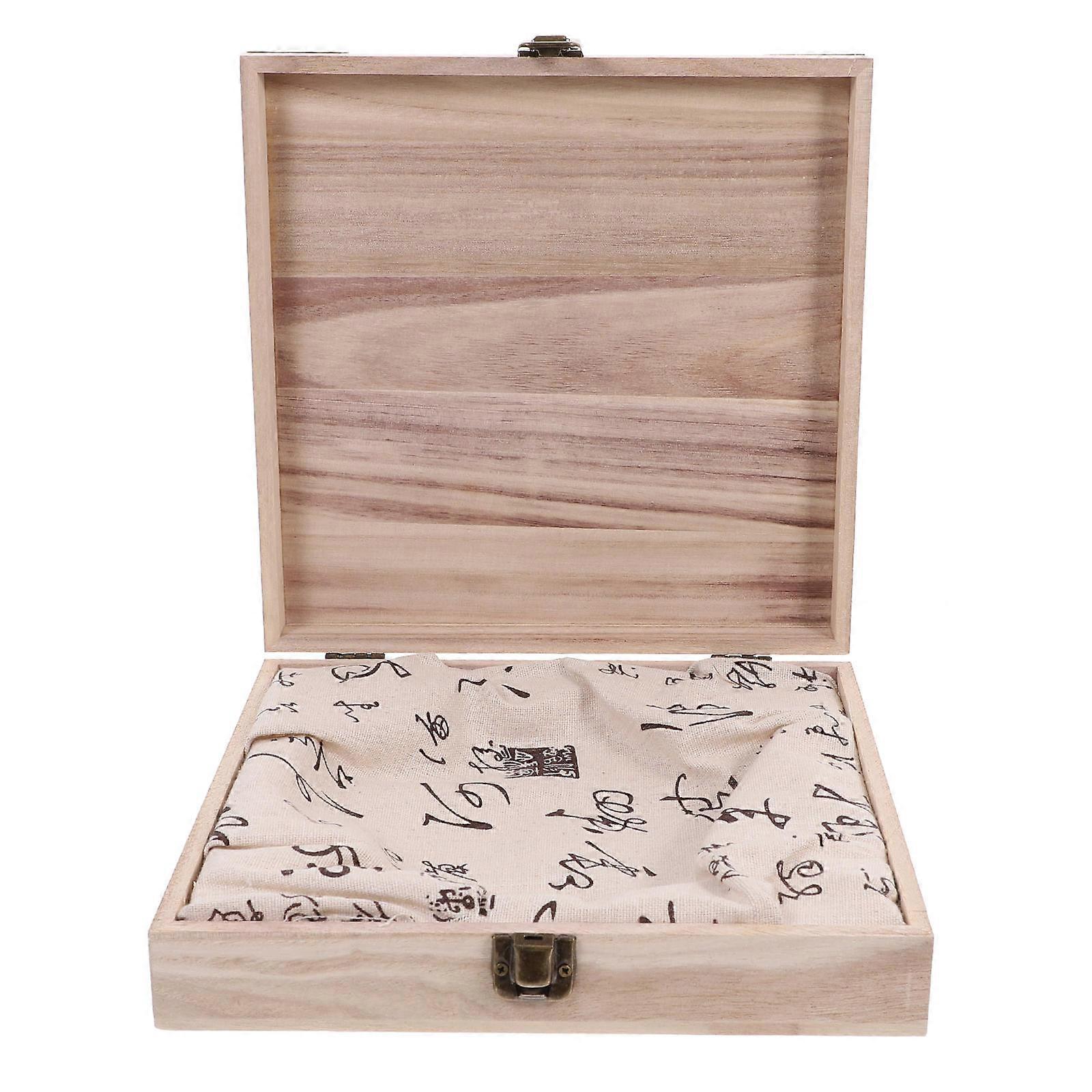 1PC Delicate Tea Packaging Box Practical Pu 'er Tea Cake Box Gift Box (Beige)