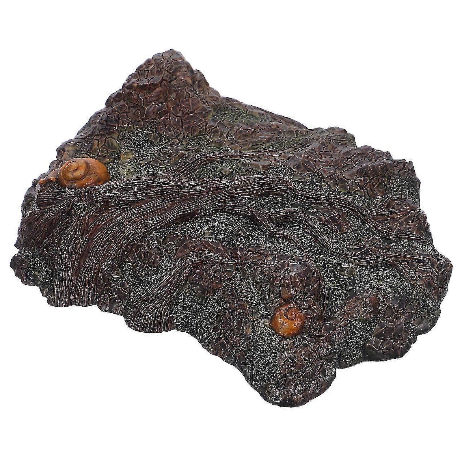 Train Scenery Model Tree Root Platform Artificial Stone Rock 5Pcs