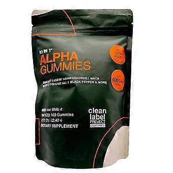 Shilajit 10 in 1 Alpha Nutrition Gels & Chews 103 Counts, 4000mg, 100% Vegan