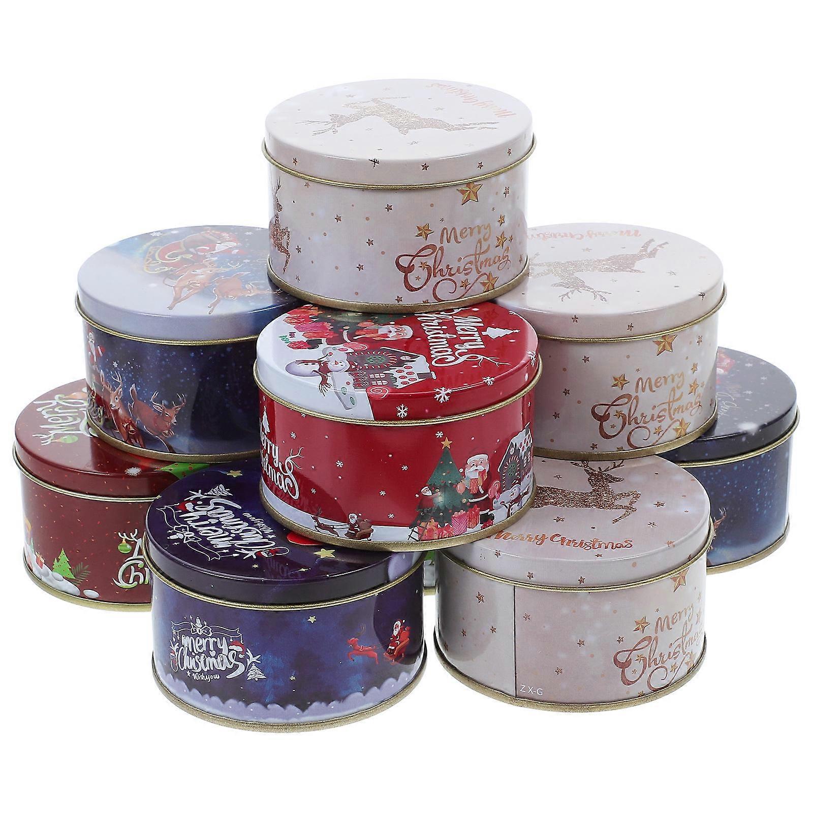 12Pcs Candy Boxes Chocolate Cookie Storage Boxes Desktop Decors (Assorted Color)