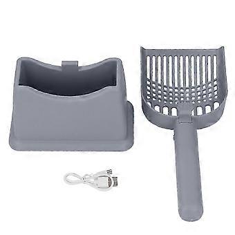 Electric Cat Litter Scoop Strong Vibrating Rechargeable Quiet Operating Portable Cordless Cat Litter