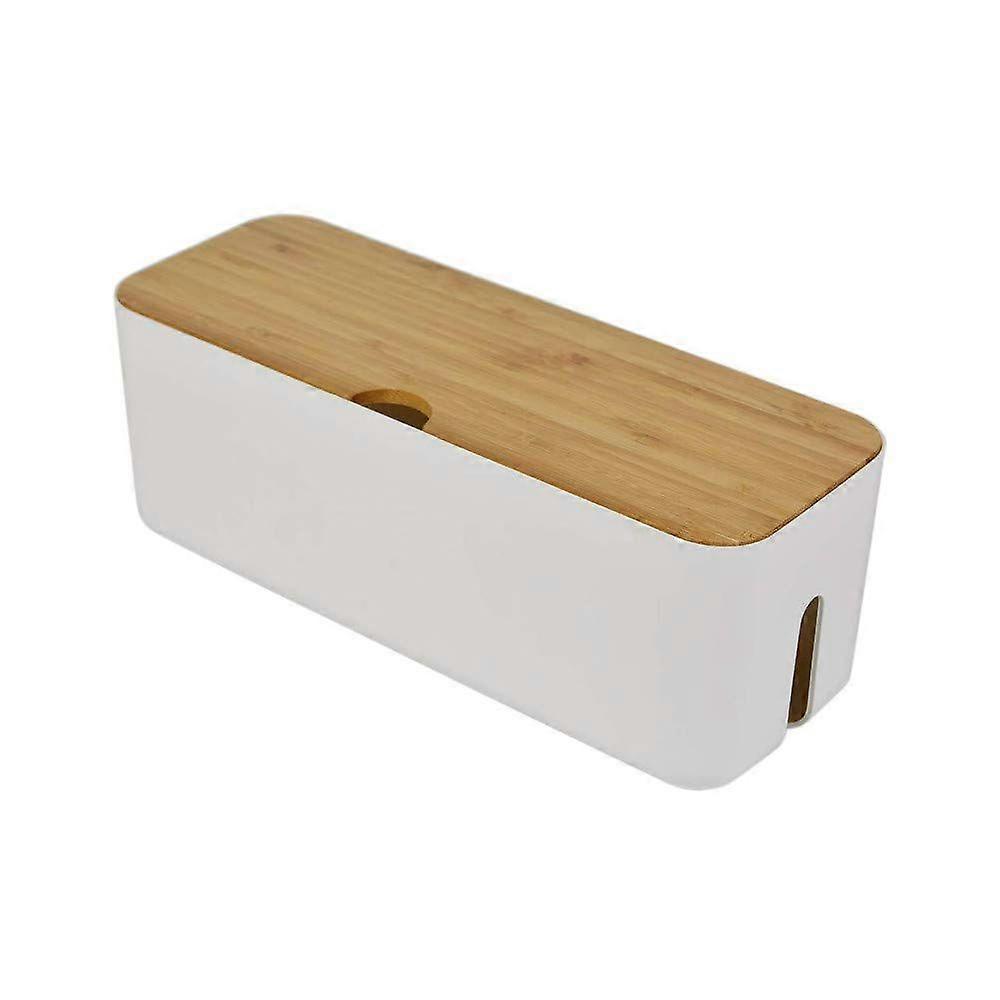 Cable Management Box Small White Cable Organizer Box White
