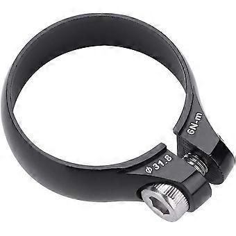 Bicycle Seat Tube Clamp Ultra-light Bicycle Bolt Clamp (black) (1pcs)