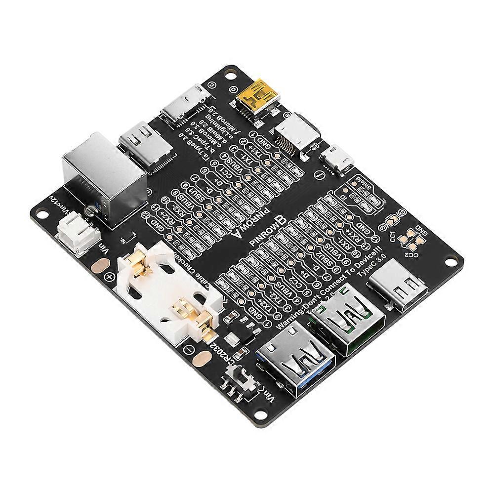 USB Cable Tester USB Type-C Data Cable Test Board Data Cable Detection Board USB Cable Checker compatible with iOS Android