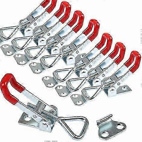 8-Pcs Adjustable Toggle Latch Toggle Clamp Retention Capability compatible with Quick Fixing and Clamping