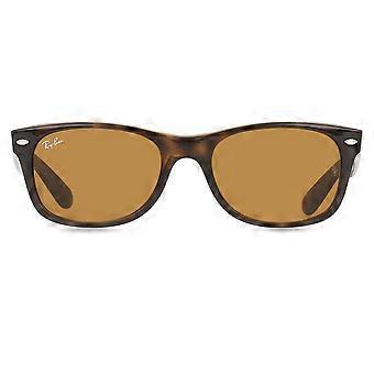 Óculos de Sol Ray-Ban RB2132 New Wayfarer 710 Full Rim Light Havana Unissex Wayfarer com Proteção UV3 Original