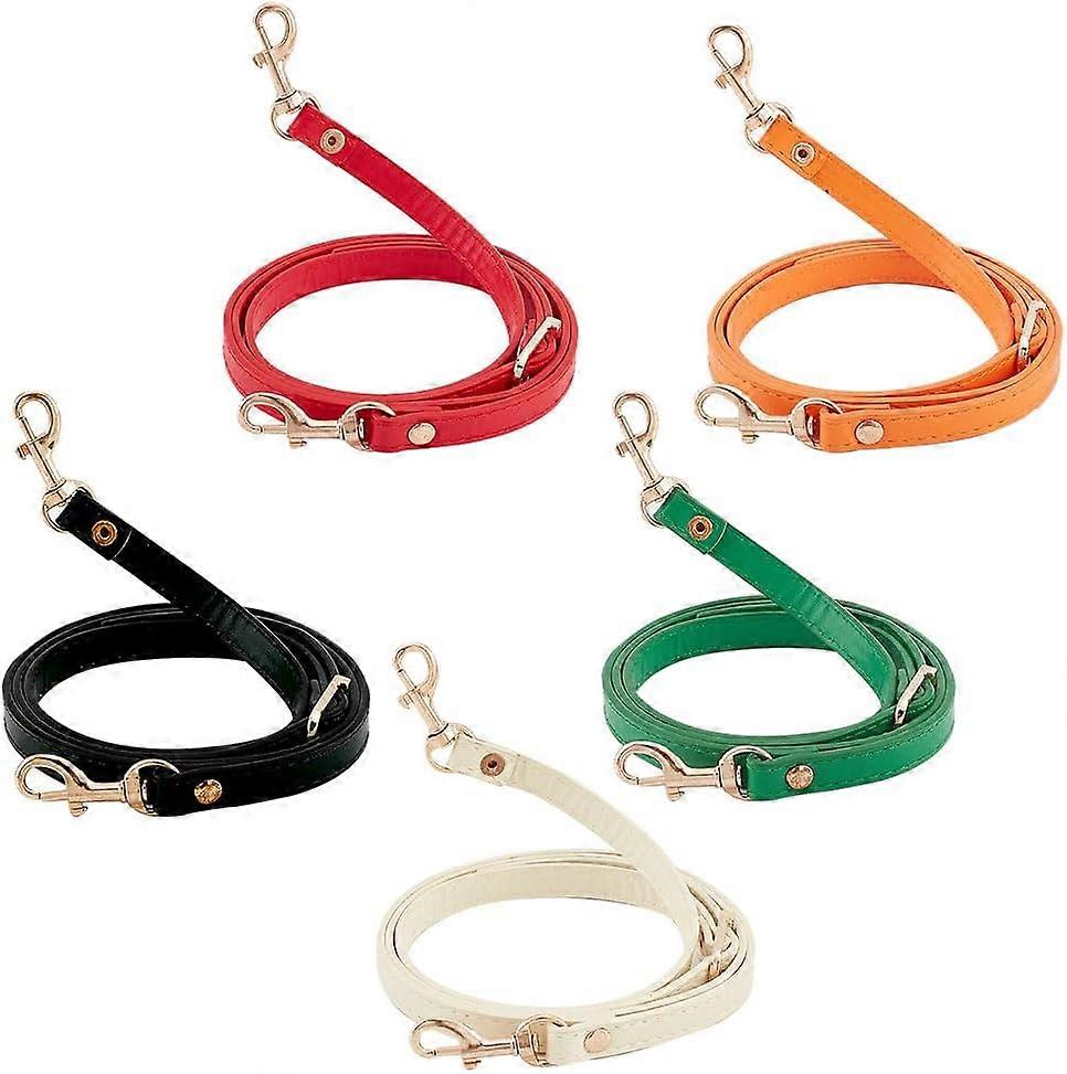 5 Colors 50 Inch Leather Strap Replacement with Hooks Adjustable PU Leather Strap Purse Strap Replacement making kit