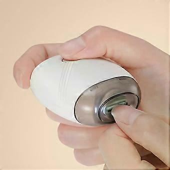 Elektrische Nagelfeile, 3-stufiger, wiederaufladbarer Nagelpolierer mit Licht, automatischer elektrischer Nagelknipser für Erwachsene, Kinder und Jugendliche