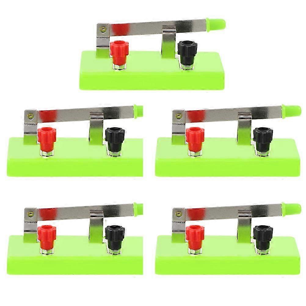 Single Throw Single Pole Switch compatible with Electricity Circuit 5Pcs Set