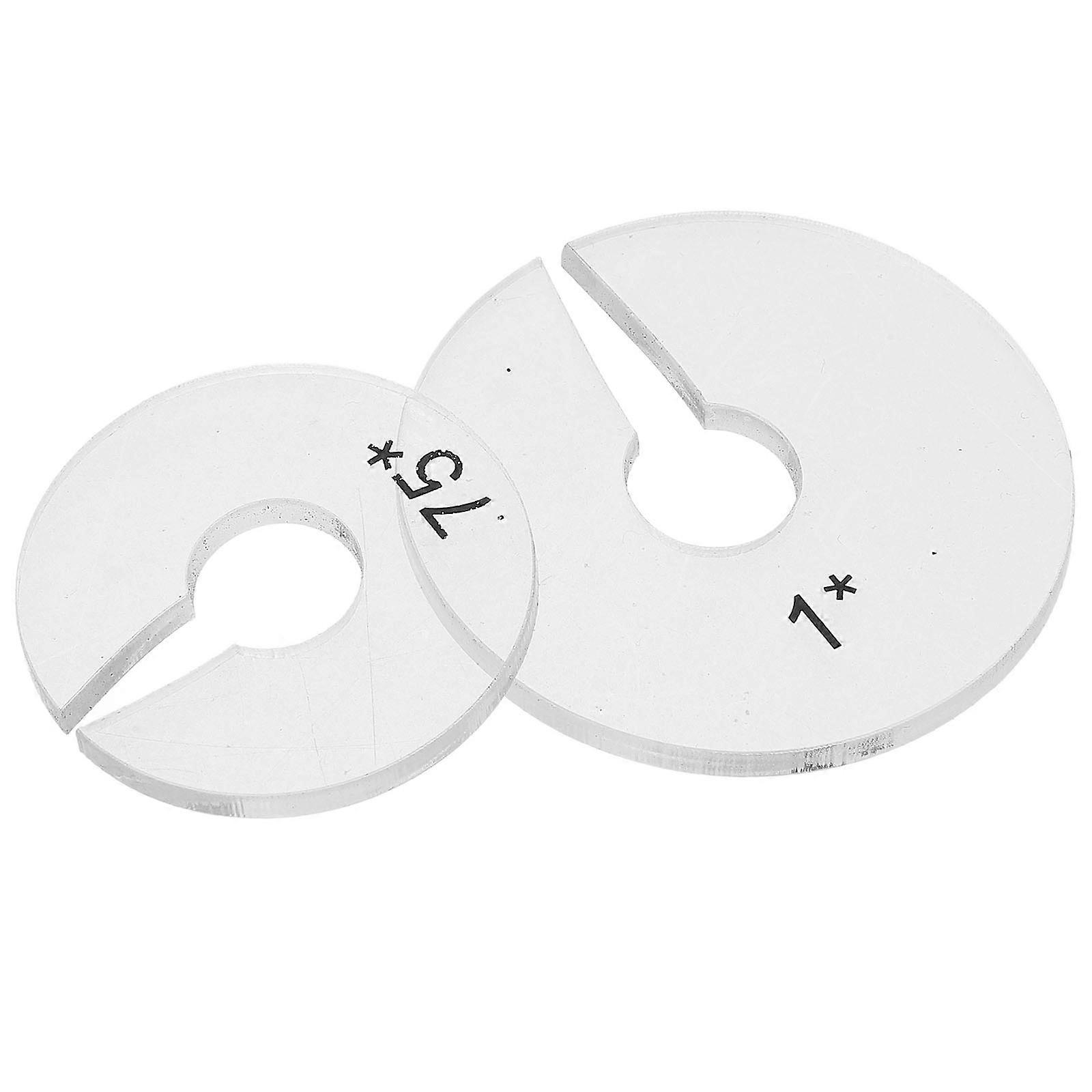 2pcs Multi-functional Sewing Gauge Cutting Ruler Diy Cloth Patchwork Ruler Patchwork Gadget