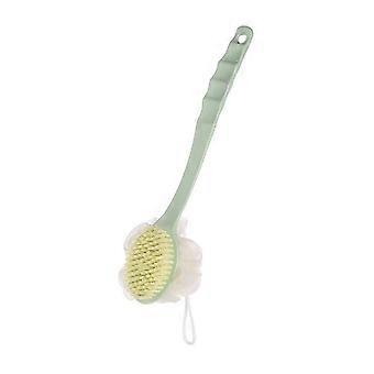 2 Pack Back Scrubber for Shower, 14in Soft Nylon Body Brush with Long NonSlip Handle for Men and Women (Green)