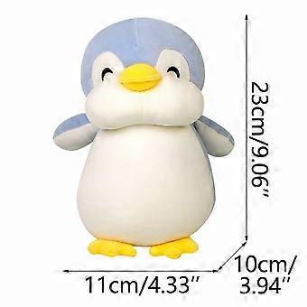 Schattige pinguïn knuffel, zacht pluche speelgoed, knuffelkussen voor kinderen en volwassenen, 23 cm
