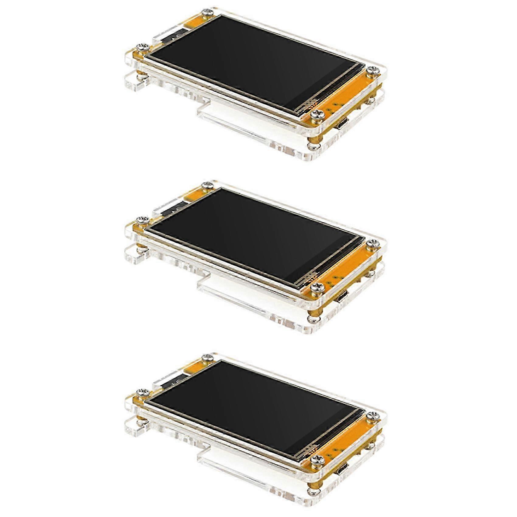 3X Acrylic Case compatible with 2.8 Inch Display Screen ESP32 Development Board LCD TFT Module with Touch WROOM Protective Shell