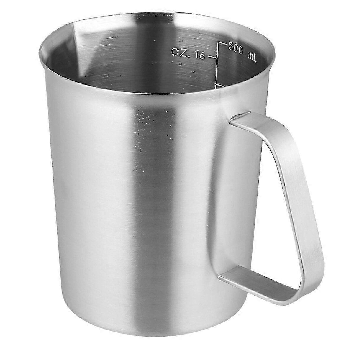 700ml Metal Liquid Measuring Pitcher for Espresso, Baking, Drink Preparation