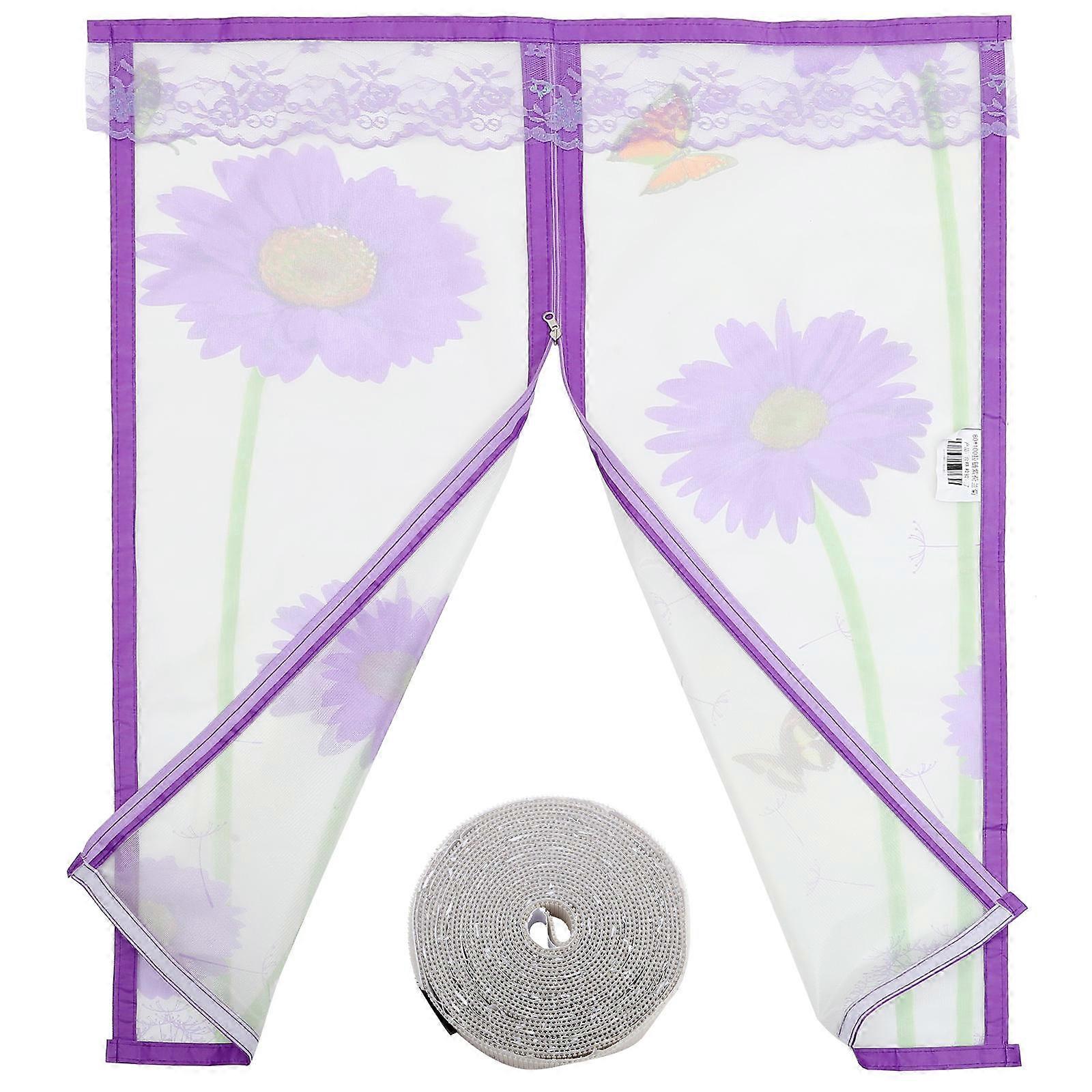 Hook and Loop Window Screen for Mosquito Prevention