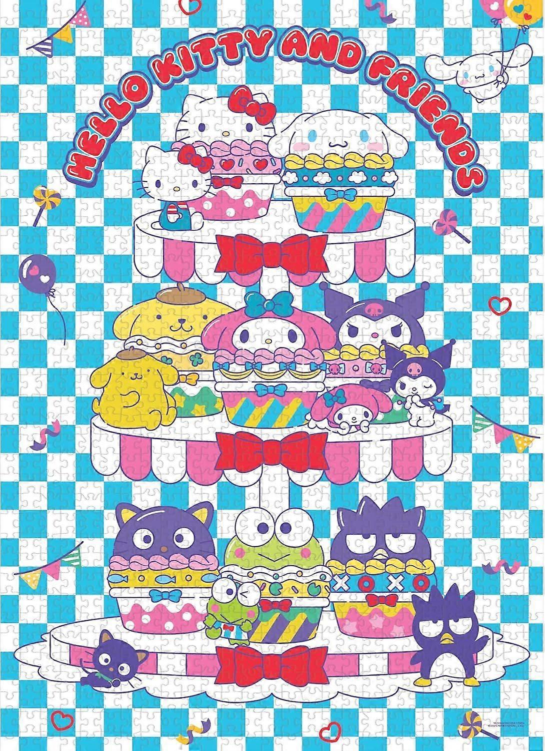 Sladké puzzle Hello Kitty a přátelé VRE752