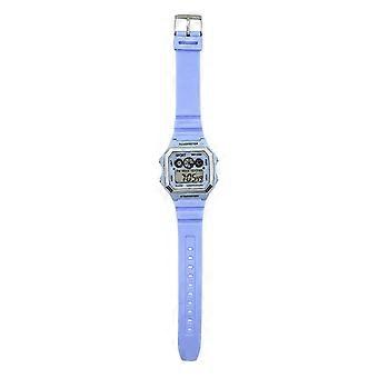 Orologio da polso sportivo per studenti con sveglia, quadrante quadrato, display a LED, orologio regolabile e preciso.