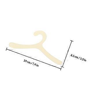 Pet Apparel Hangers ABS Durable Hangers for Small Dogs and Cats 12Pcs