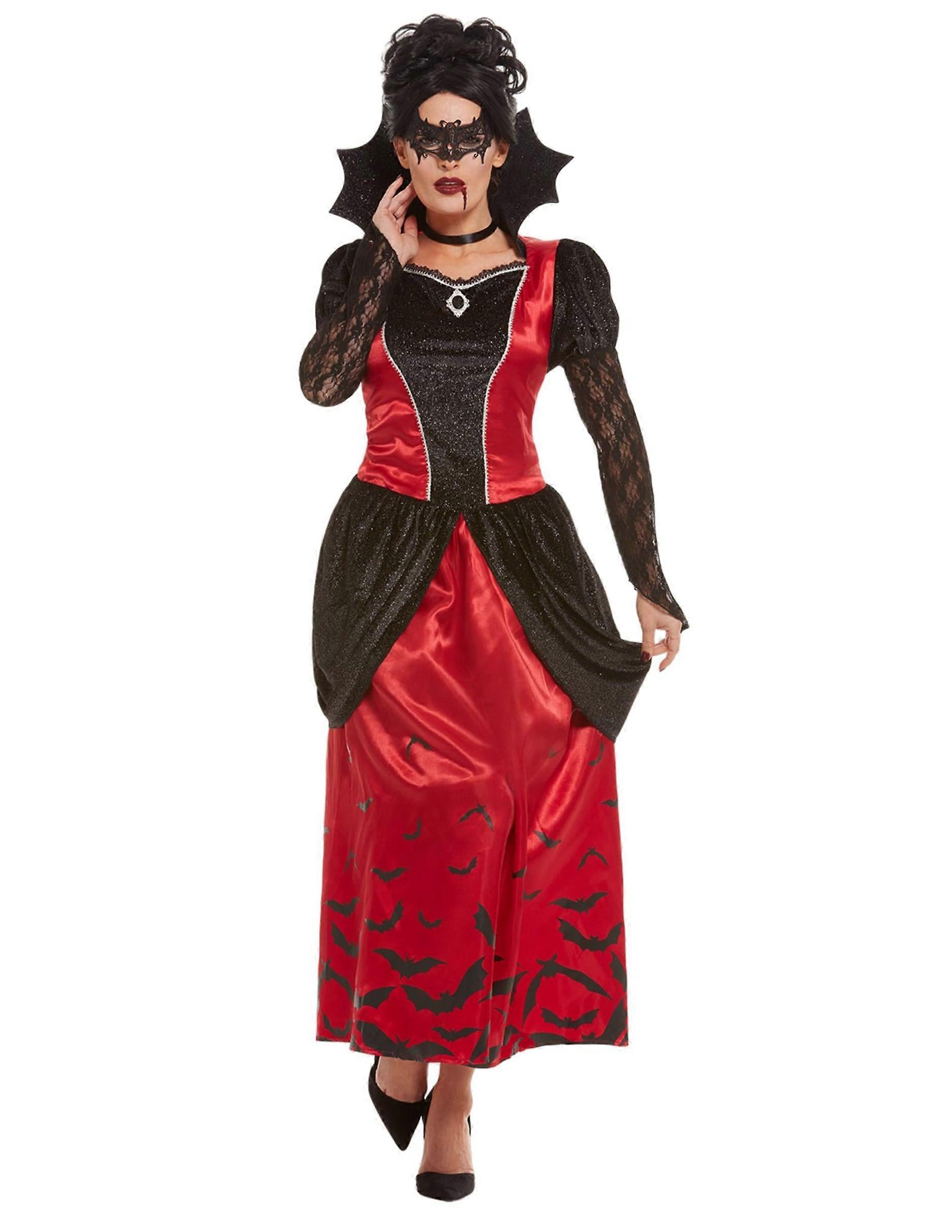 Women's masked gothic vampire costume