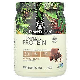 PlantFusion, Proteína Completa, Chocolate Rico, 1 lb (450 g)