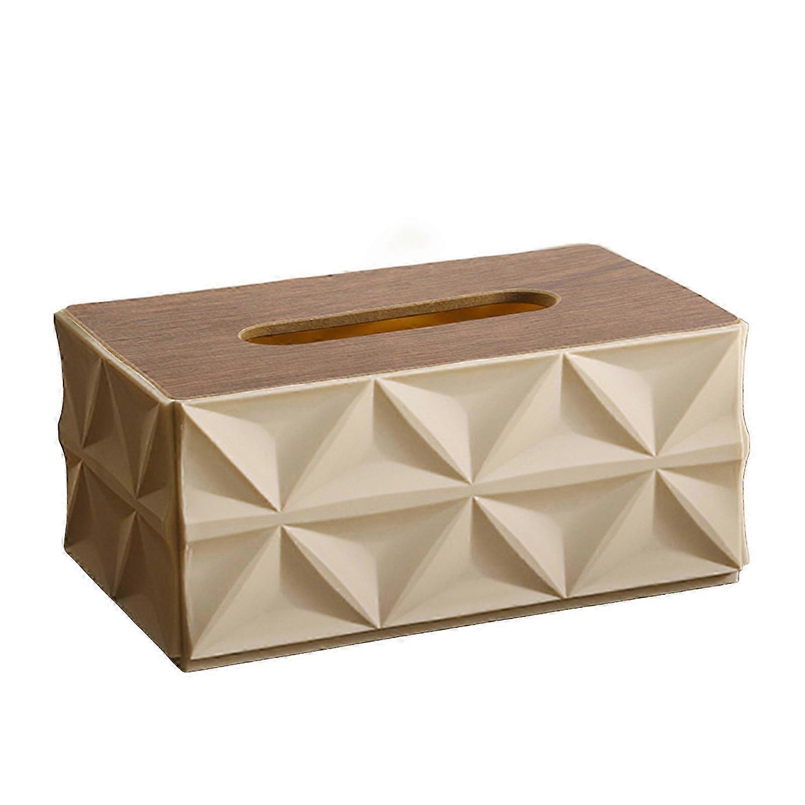 Spacious Wood Grain Tissue Dispenser