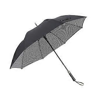Automatic Windproof Large Golf Umbrella for Men, Double Layer Waterproof with Wooden Handle