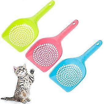 Pet Lover's Best Friend: Plastic Litter Scoop With Smooth Surface, Ergonomic Handle And Long Lasting Durability For Easy Cleaning Of Pet Waste