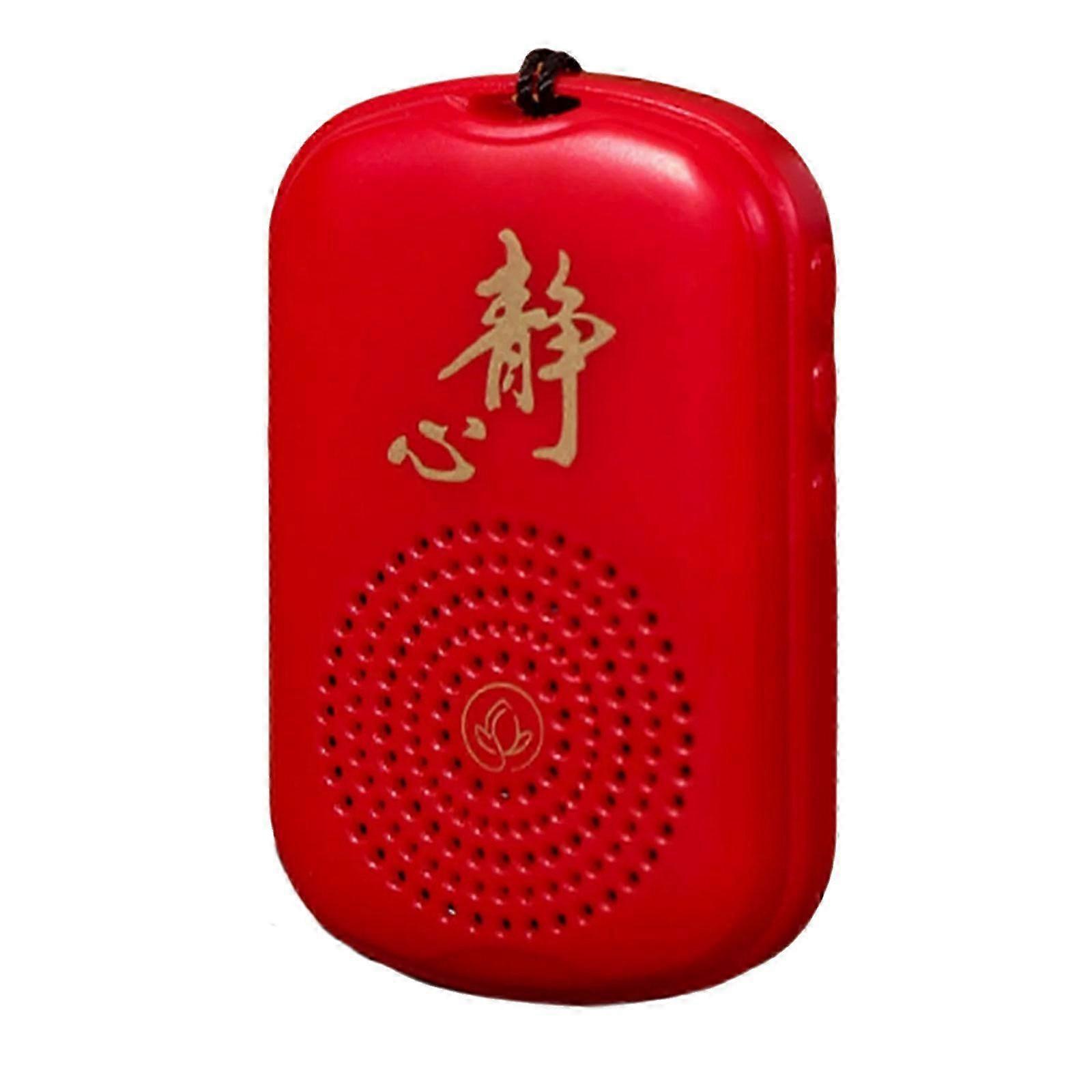 Portable Buddhist Chanting Music Box Device Buddhas Machine One Button Red