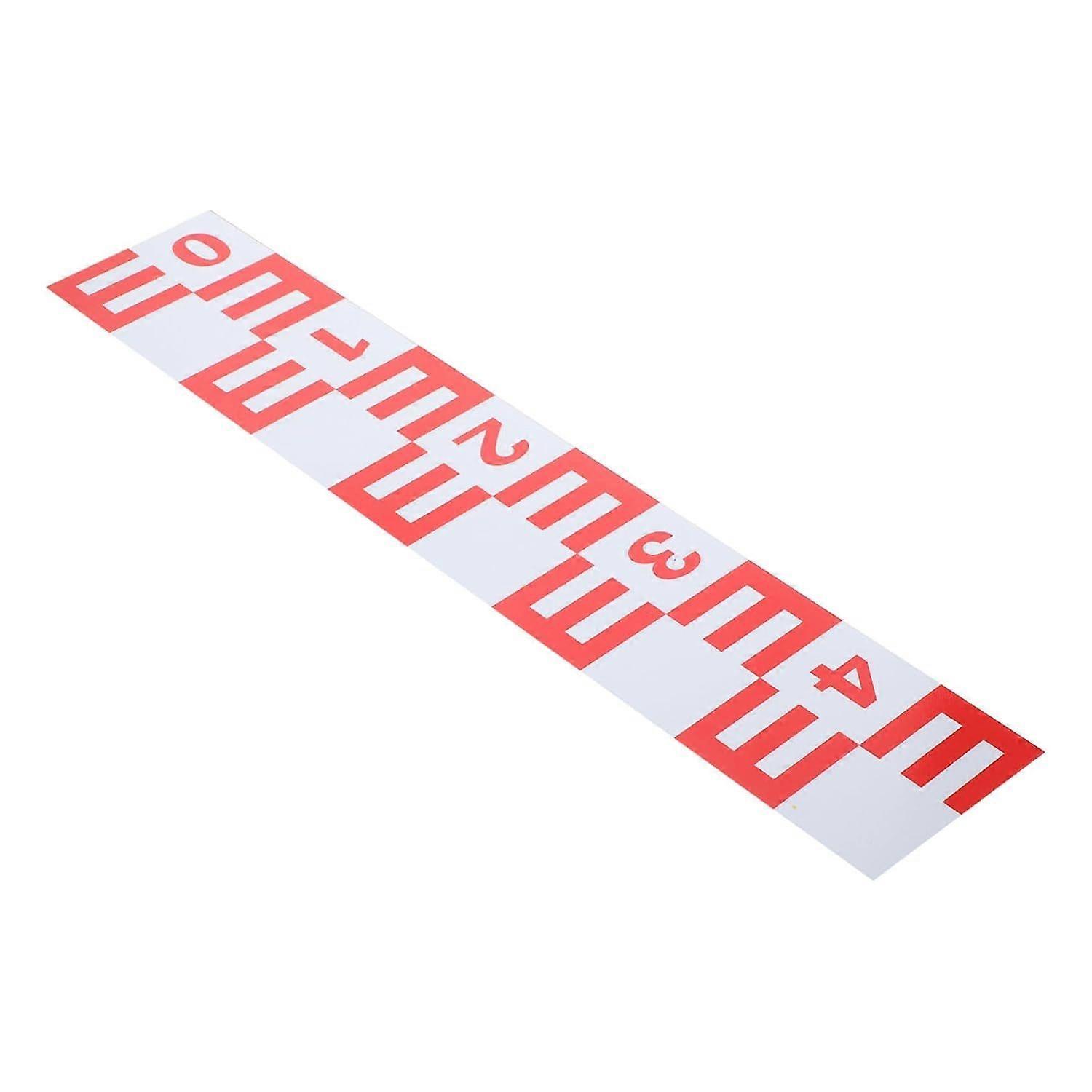 Level Ruler Water Level Indicator, Self Adhesive Reflective