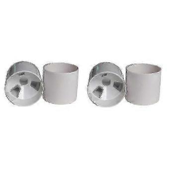 4-Pack White ABS Golf Training Cups