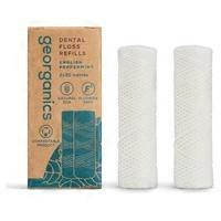 Mint silk dental floss 2x30m 2 units