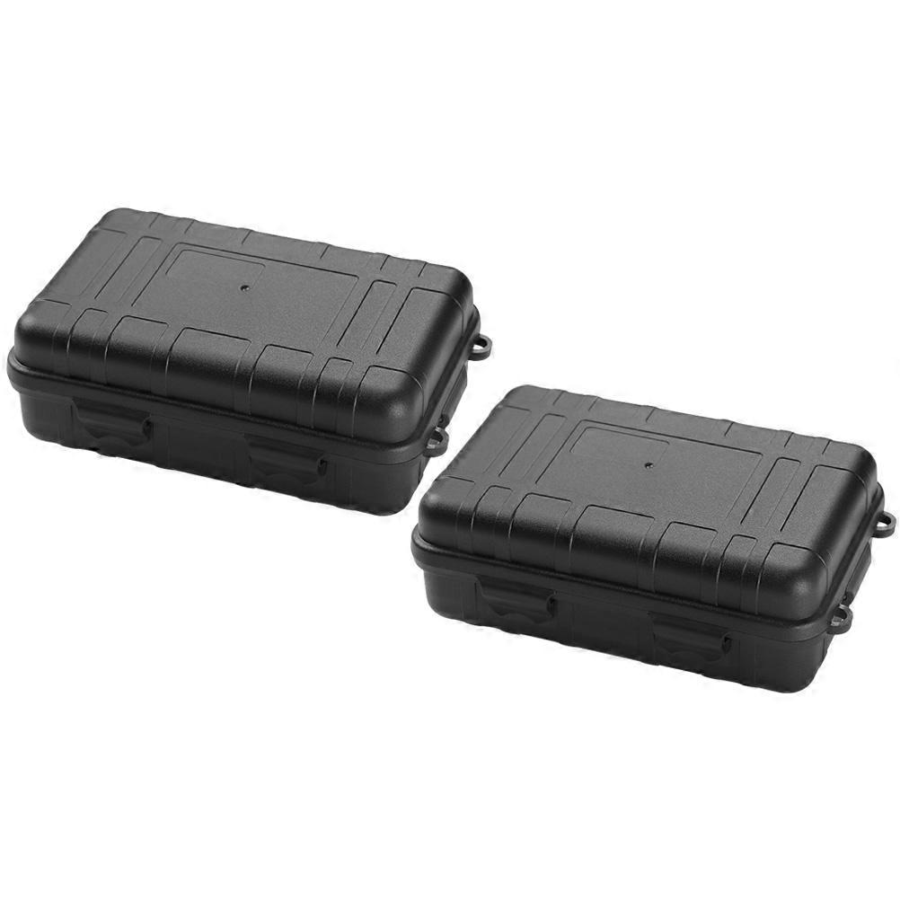 Outdoor Survival Box Durable Shockproof Storage Cases for Storage 2Pcs