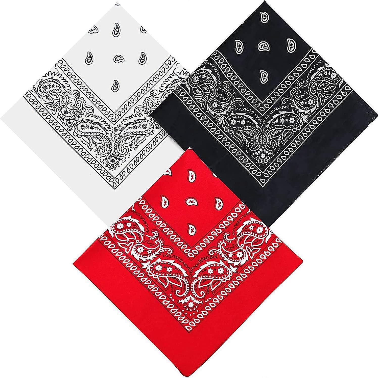 Breathable Cotton Bandana Triple Pack