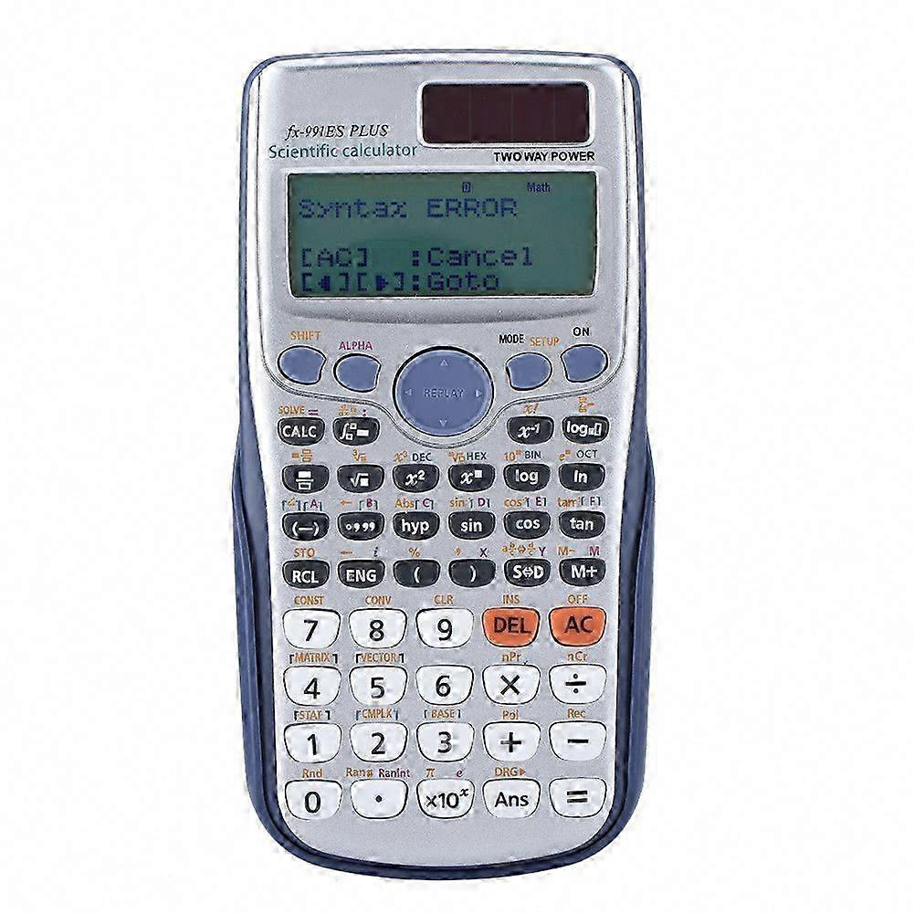 Student Scientific Calculator, Handheld Full-Function Model with 417 Functions
