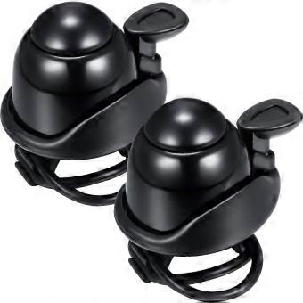 R10 2 Pieces Bike Bell Bicycle Bell Adjustable Bicycle Bell Aluminum Bicycle Bell Ringer Horn With Loud Sound Mini Bike Bell For Adults Children Road 