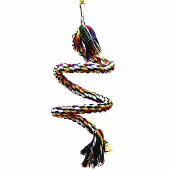 Vogel Touw Baars Comfy Katoen Spiraal Bungee Swing Klimmen Staand ...