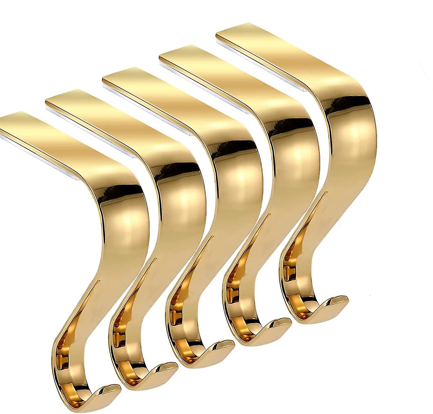 Fireplace Hooks Christmas Stocking Holder Clothes Rack Set