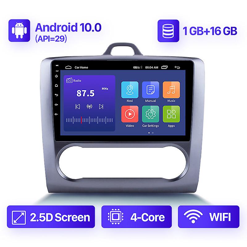 Seicane Android 10.0 2Din Head Unit WiFi Car Radio Stereo GPS Multimedia Player For Ford Focus Exi AT 2004 2005 2006 2007-2011