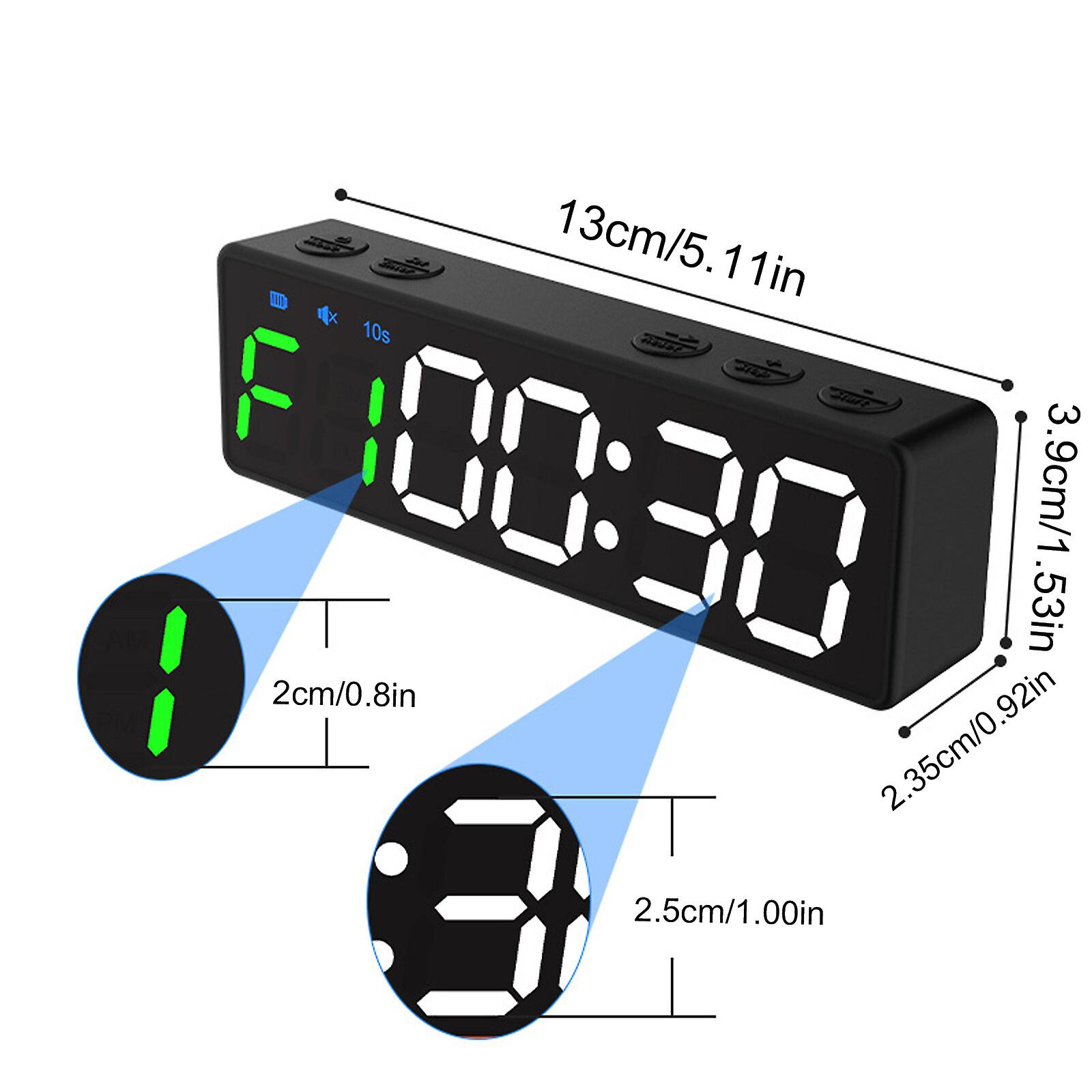 Gym Interval Timer Countdown Up Uhr für das Training Boxen Workout