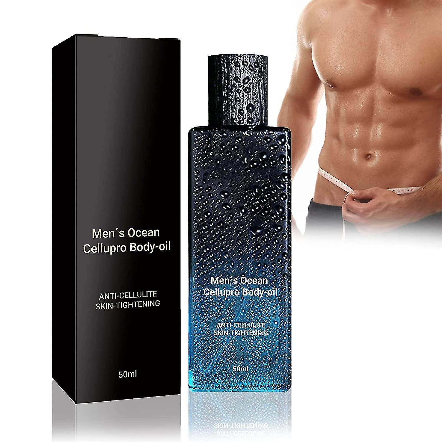 Miesten valtameri Cellupro vartaloöljy, luonnollinen vartaloöljysuihke 50ml