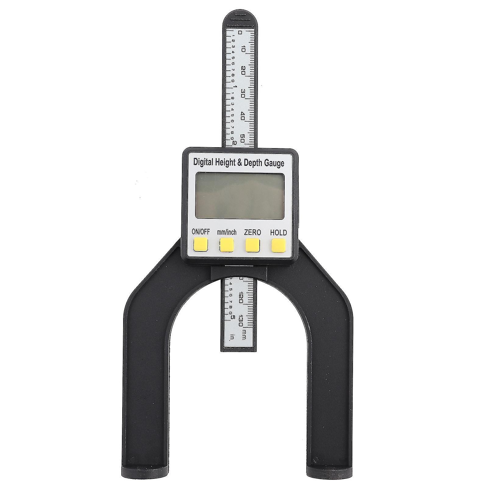 Table Saw Depth Measuring Ruler Height Lcd Digital Limit Gauge Woodworking Tool0-80mm / 0-31/8in