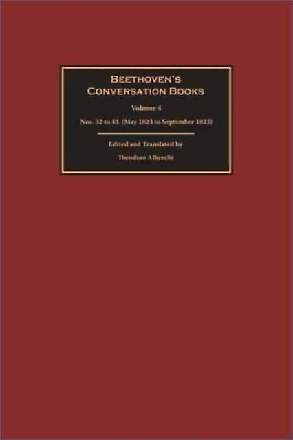 Beethovens Conversation Books Volume 4 Paperback Book